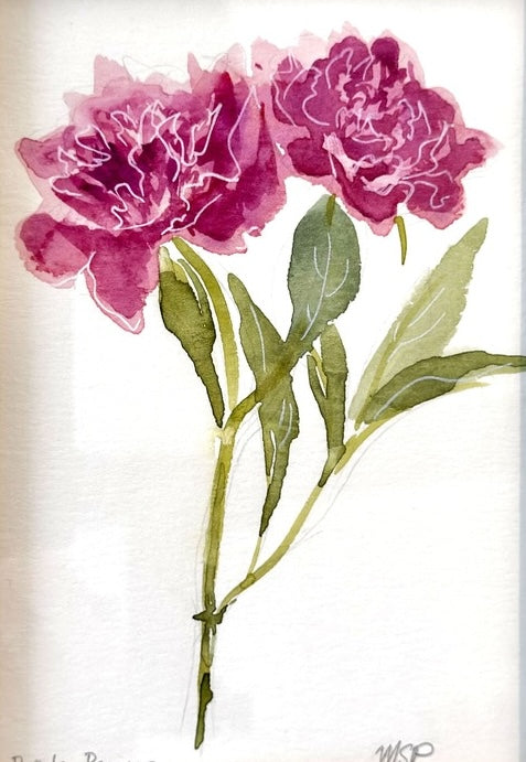 Purple Peonies