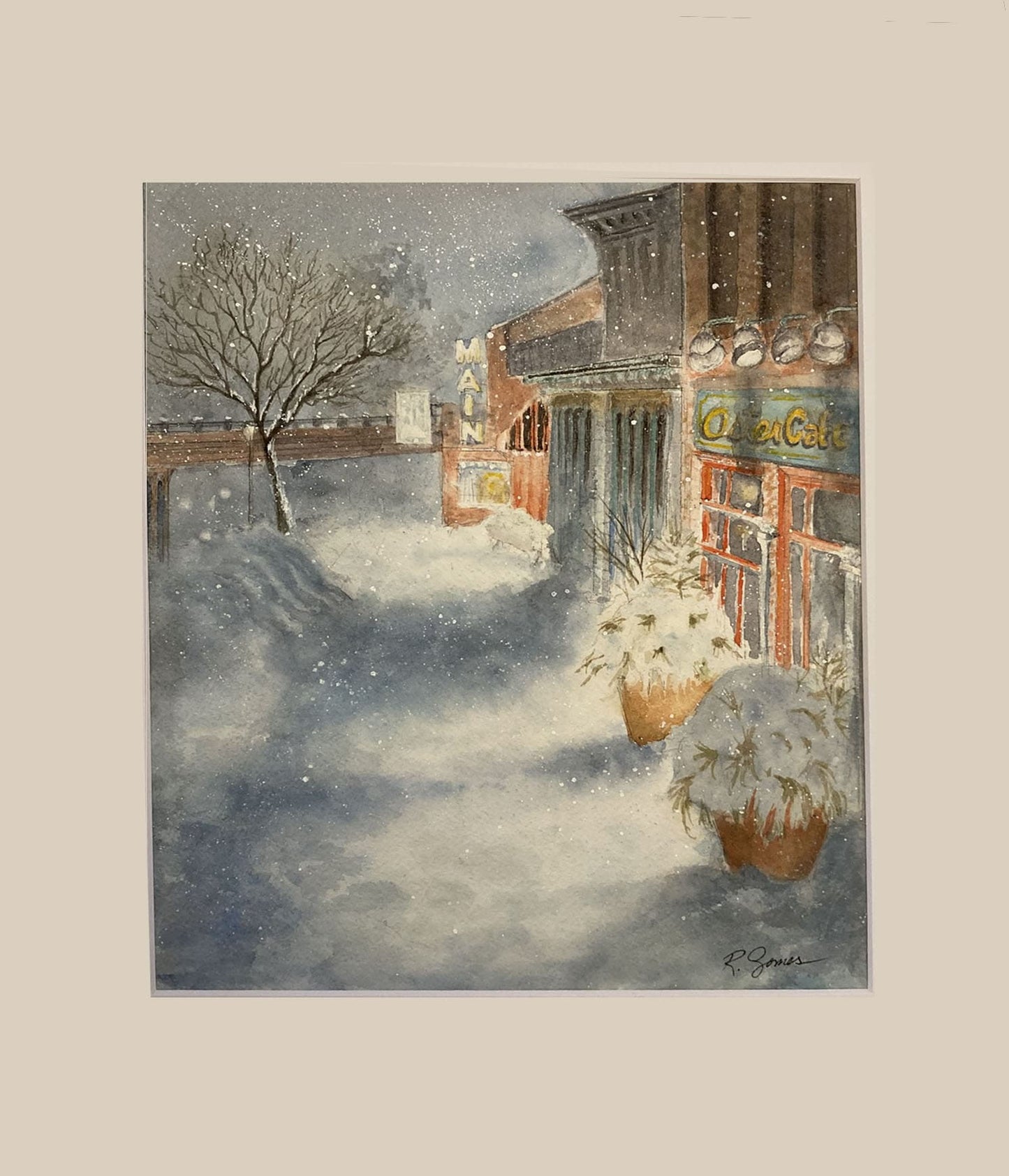 Snowfall at Night