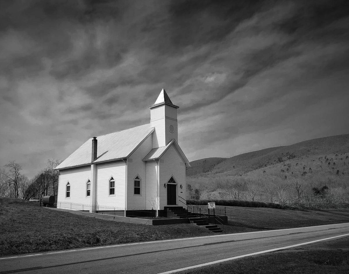Humphrey's Chapel Paint Bank, Virginia By William Bare