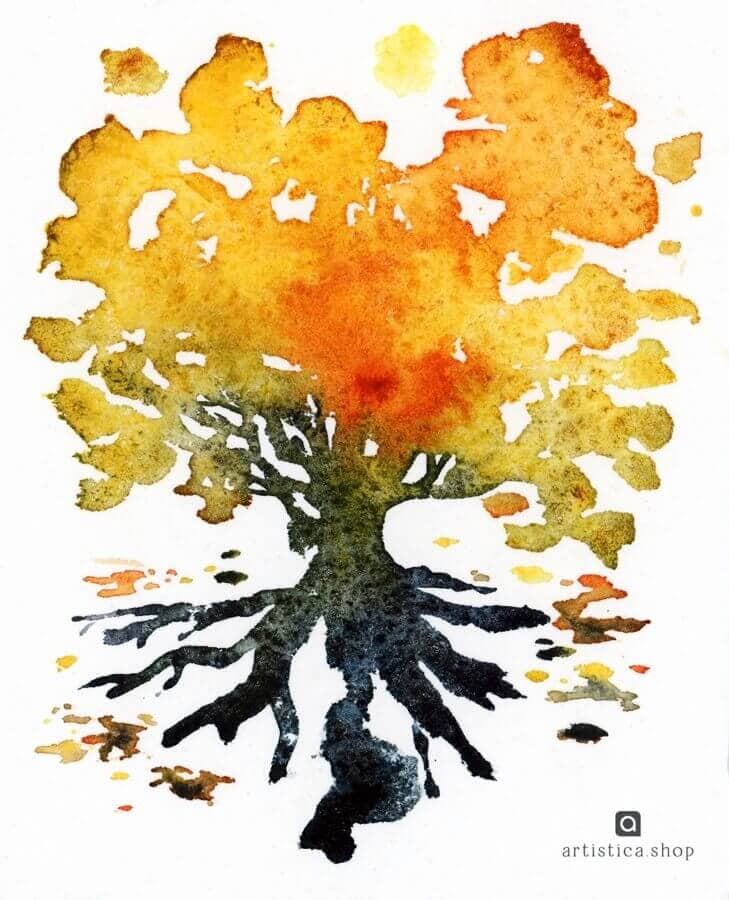 Autumn Tree No. 1 Study