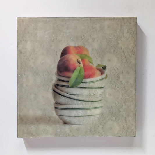 Three Peaches and Lace By Gail Haile