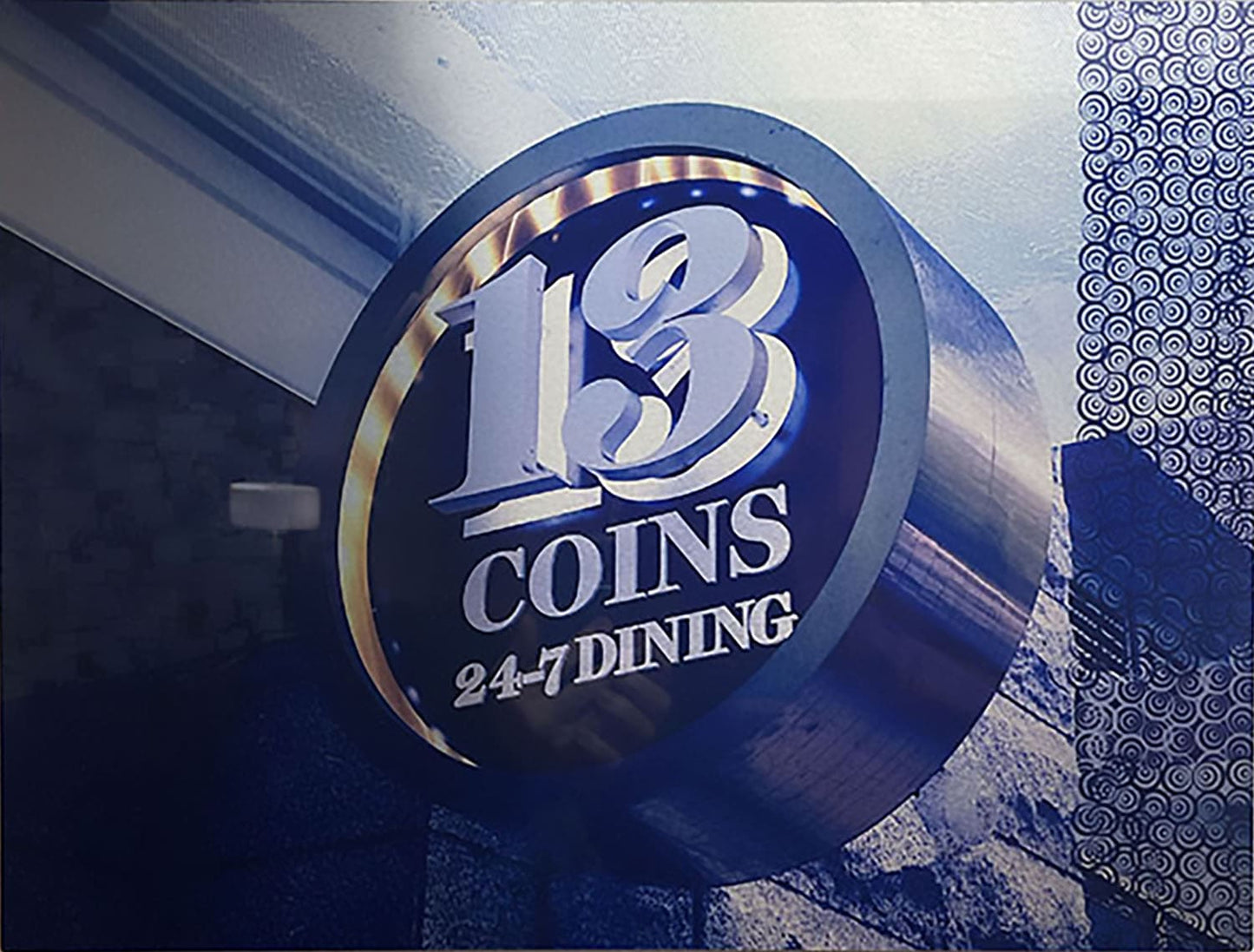 13 Coins In Blue