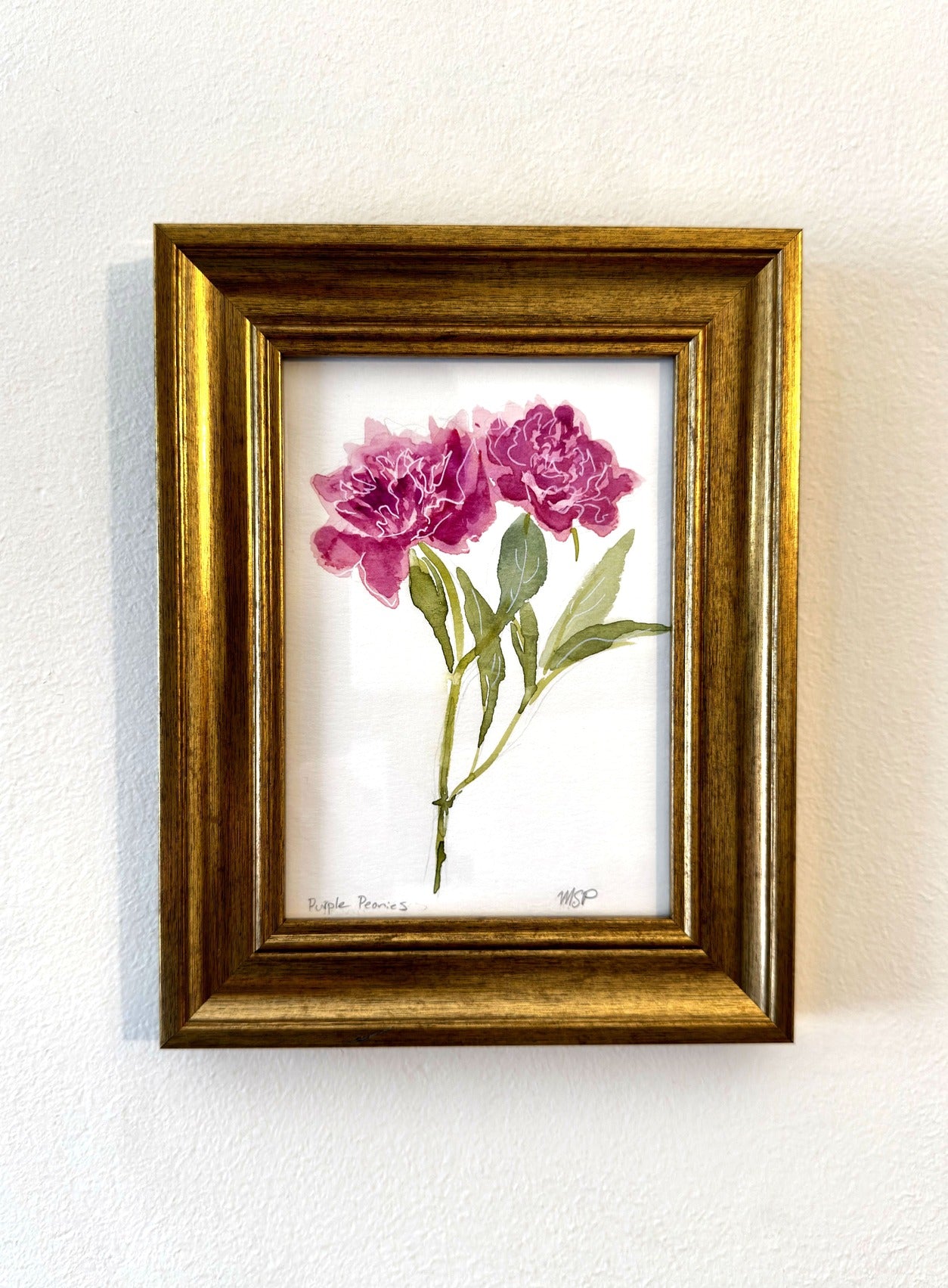 Purple Peonies