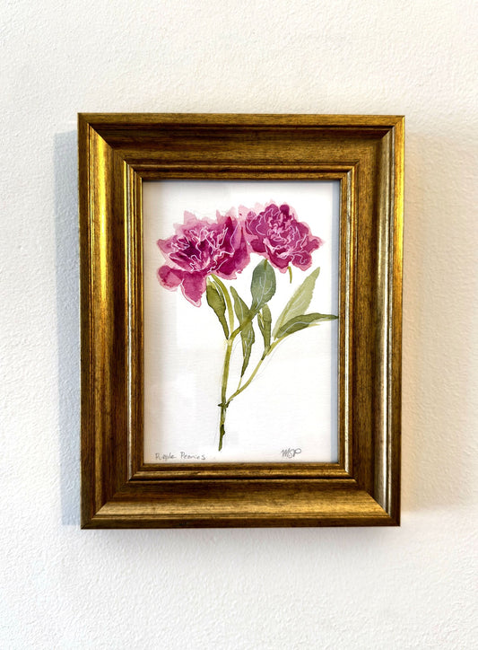 Purple Peonies