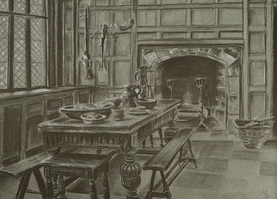 Agecroft Study I- Great Hall