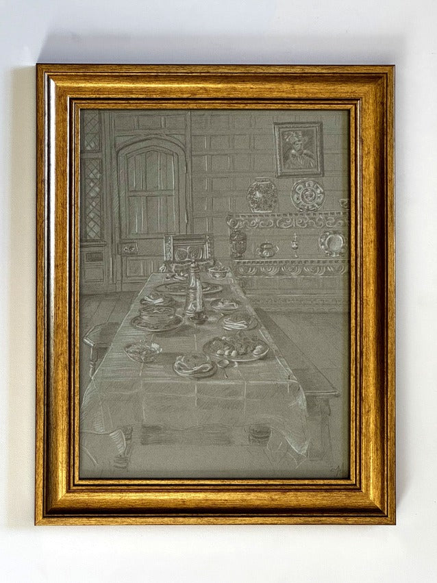 Agecroft Study II- Dining Room
