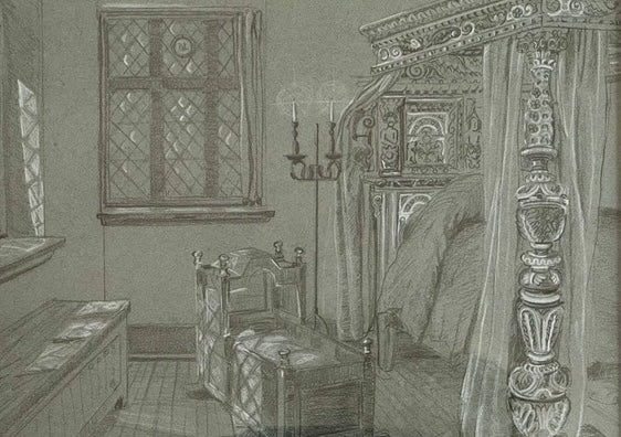 Agecroft Study III- Front Bedroom
