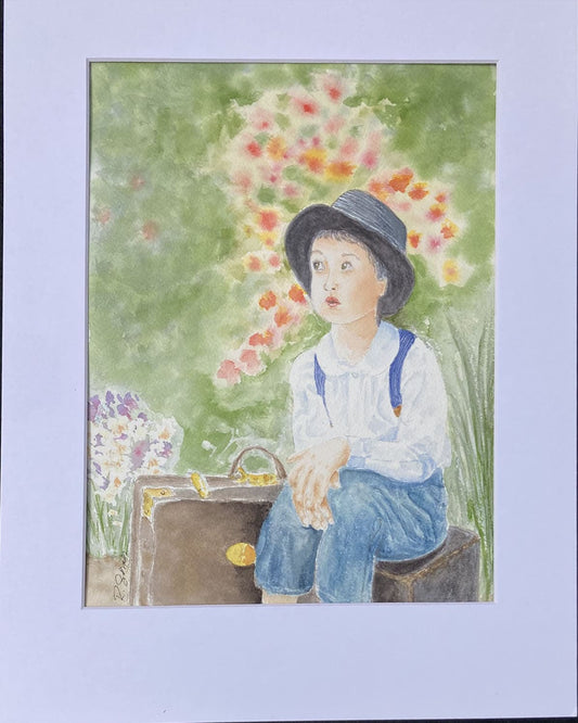 Boy with Suitcase