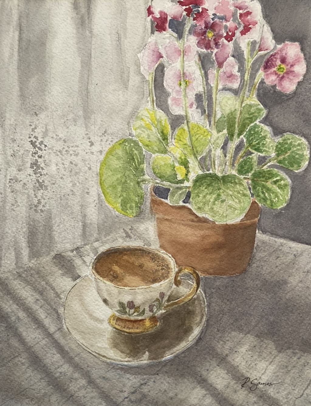 Morning Coffee By Ruth Gomes