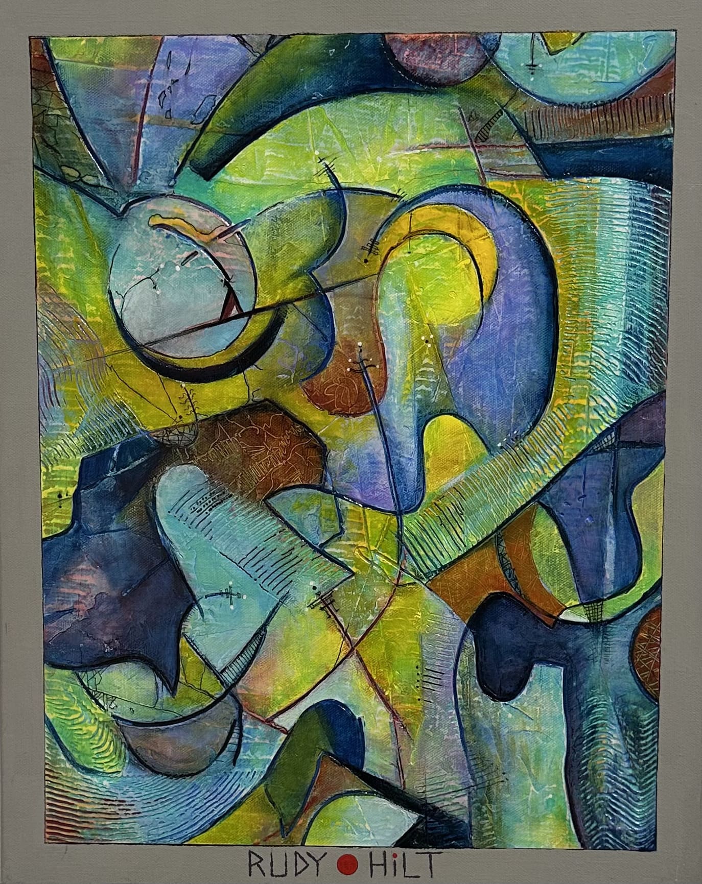 Fragmented Forms #4 By Rudy Hilt