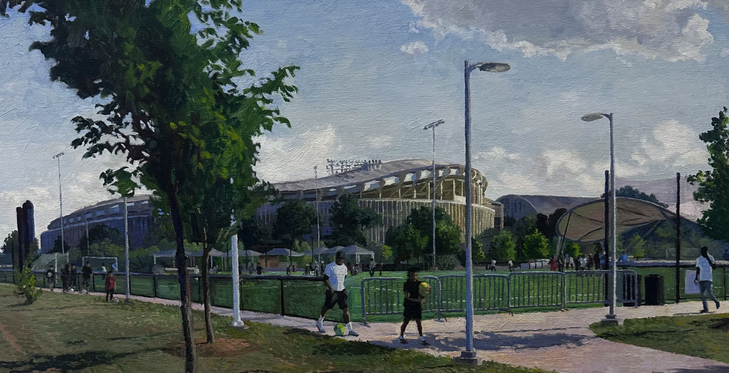 Fields at RFK Stadium Afternoon
