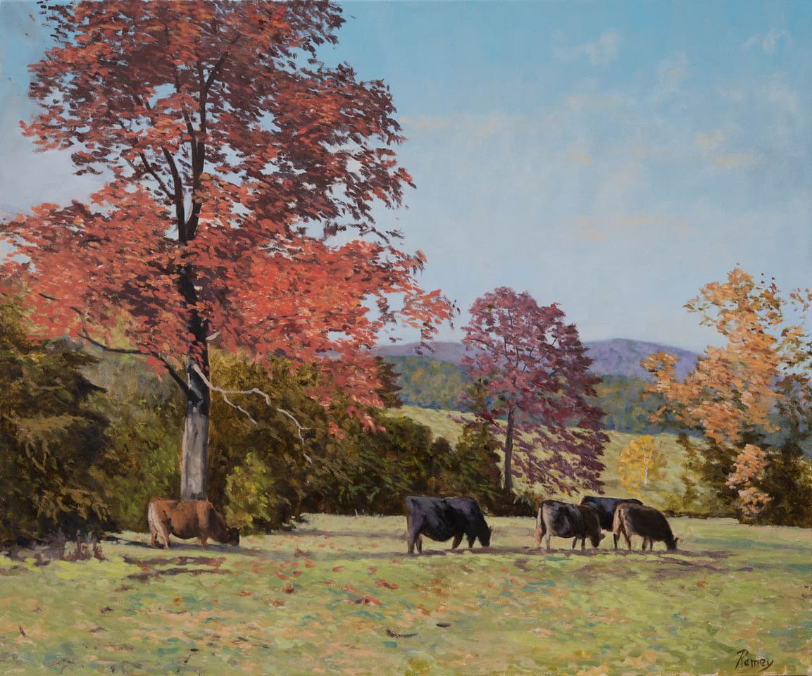 Autumn Pastures near the Blue Ridge