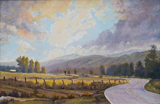 Approaching Storm Along the Jackson River Road