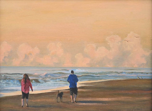 Morning Walk, Corolla Beach