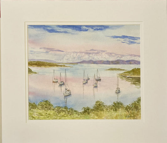 Sailboats in the Harbor