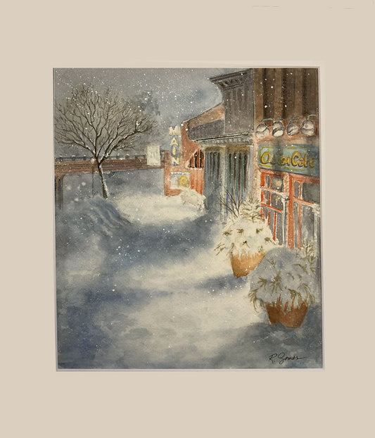 Snowfall at Night